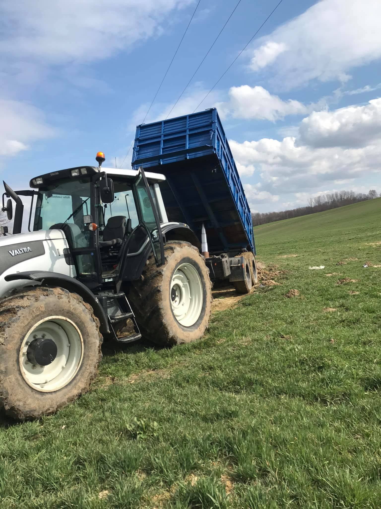 Transport i prace terenowe przy działce